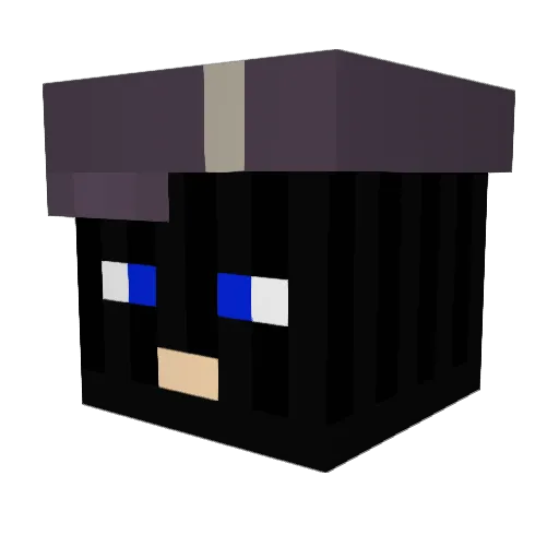 raskinlover1972 Minecraft avatar head, 3D render