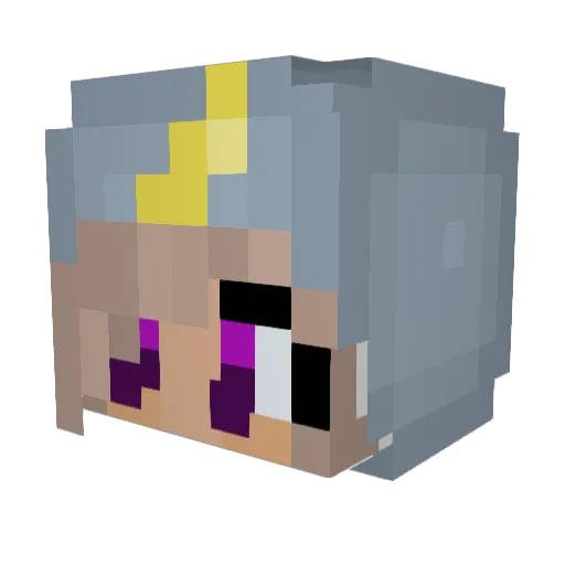 raslaughter Minecraft avatar head, 3D render