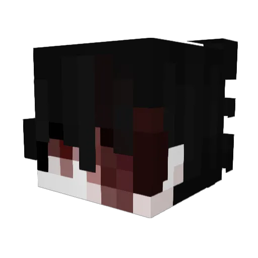 rasly Minecraft avatar head, 3D render