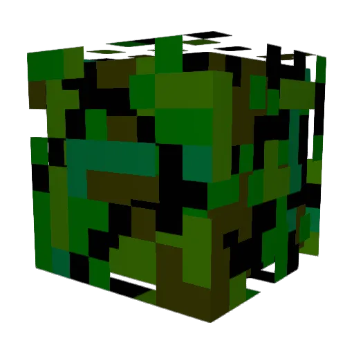 rasmushagan Minecraft avatar head, 3D render