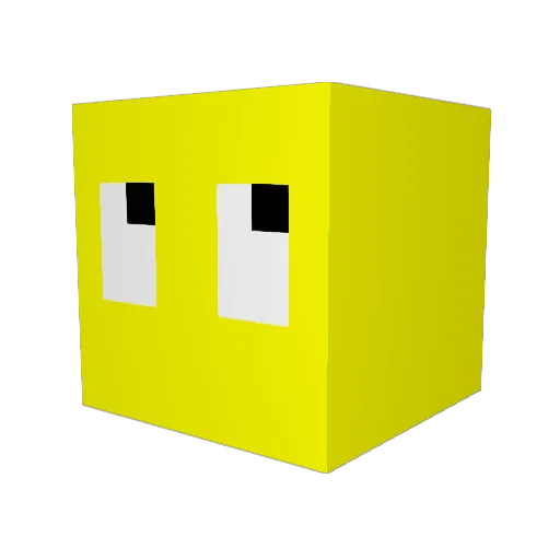 rasmusjs Minecraft avatar head, 3D render