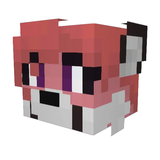 rasmusralle Minecraft avatar head, 3D render