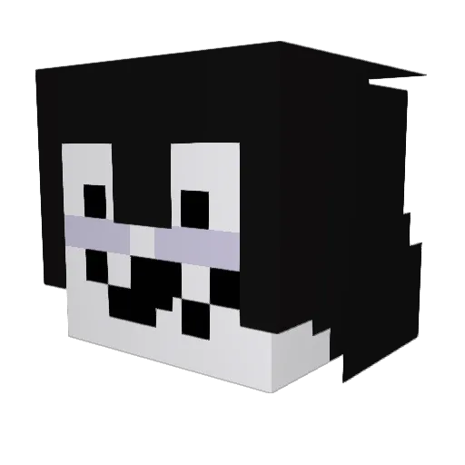 rasmusrocks Minecraft avatar head, 3D render
