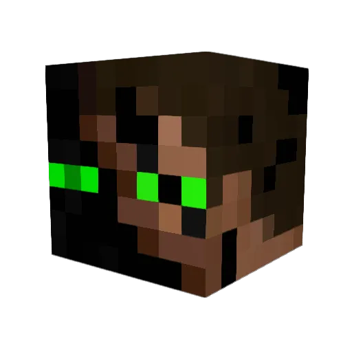 rasmusthiel Minecraft avatar head, 3D render