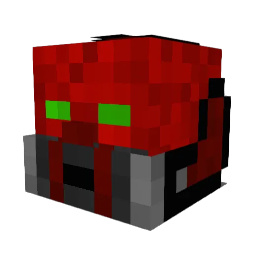 rasseman01 Minecraft avatar head, 3D render