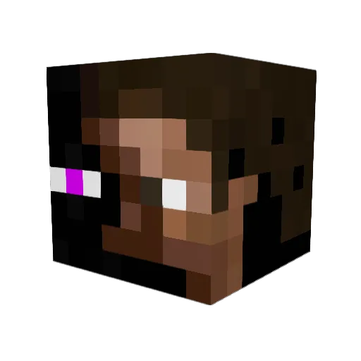 rassmuzz Minecraft avatar head, 3D render