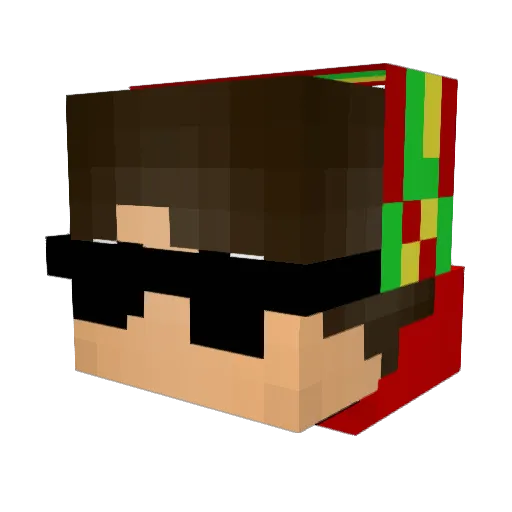 rastakuz11 Minecraft avatar head, 3D render