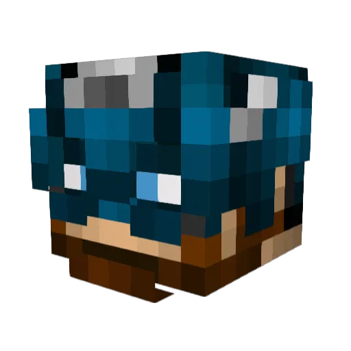 rasterboy12 Minecraft avatar head, 3D render