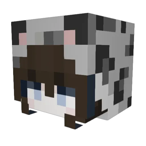 rat_offspring_ Minecraft avatar head, 3D render