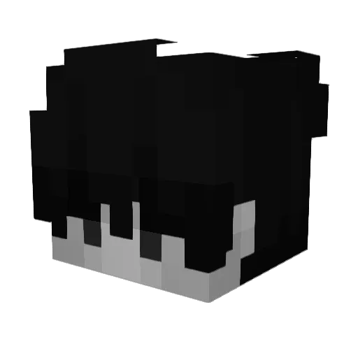 ratashykashy Minecraft avatar head, 3D render