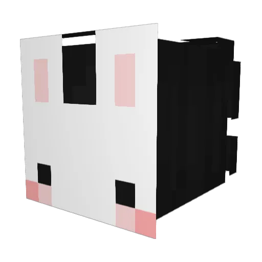 ratatrue Minecraft avatar head, 3D render
