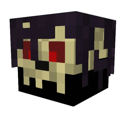 ratatu Minecraft avatar head, 3D render
