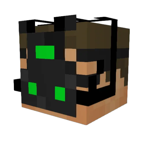 ratchet013 Minecraft avatar head, 3D render