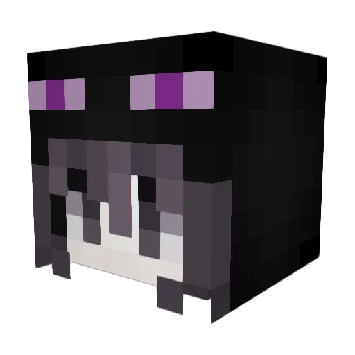 ratcrush Minecraft avatar head, 3D render