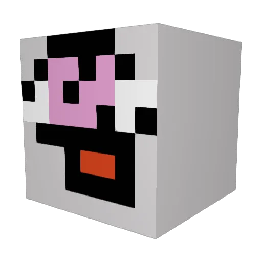 rateater8745 Minecraft avatar head, 3D render