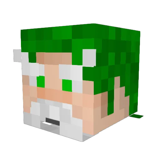 ratedrko1118 Minecraft avatar head, 3D render