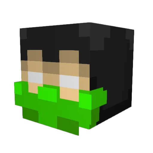 rath62 Minecraft avatar head, 3D render