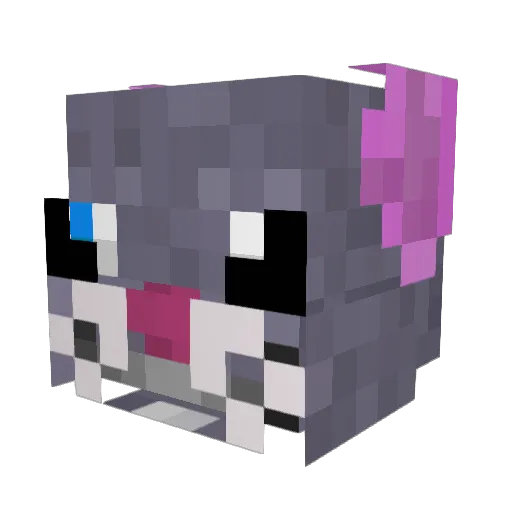 rathub Minecraft avatar head, 3D render