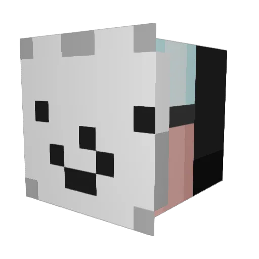 ratowisky Minecraft avatar head, 3D render