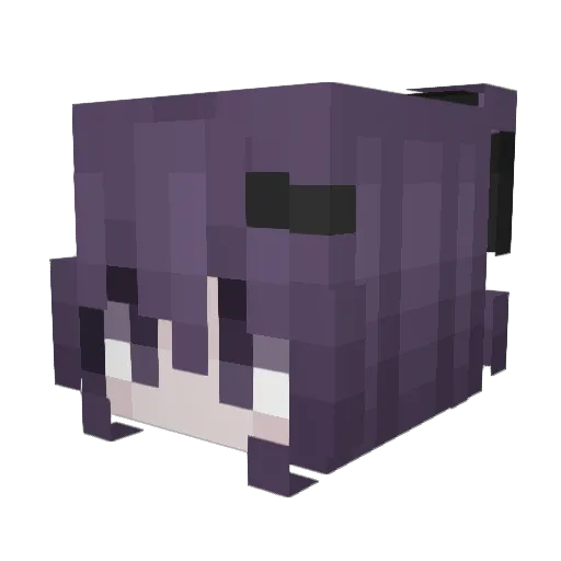 ratscity Minecraft avatar head, 3D render