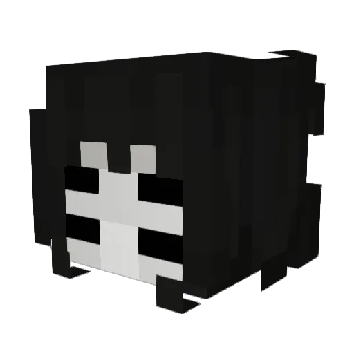 ratsidus Minecraft avatar head, 3D render
