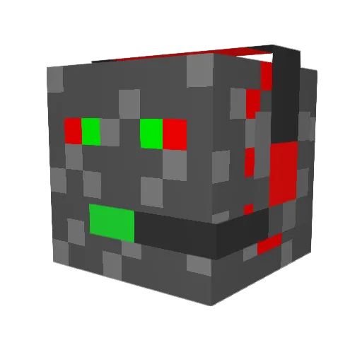 rattacko123 Minecraft avatar head, 3D render