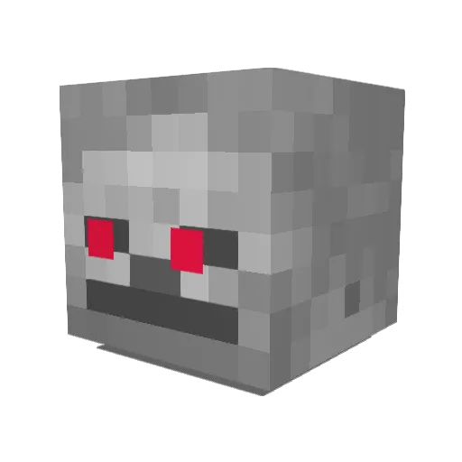 rattenAtoll Minecraft avatar head, 3D render