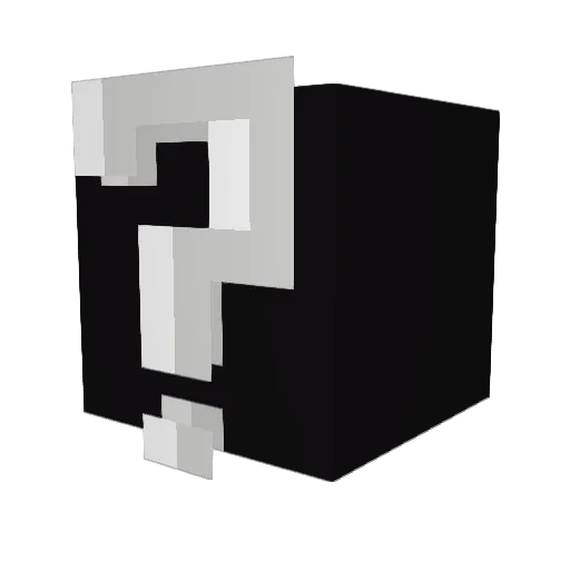 rattyXX Minecraft avatar head, 3D render