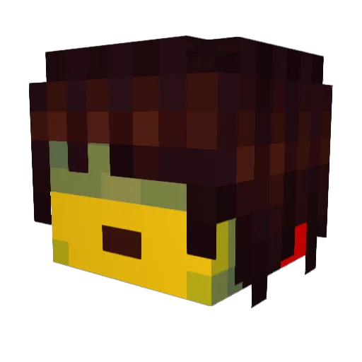 rauberrauber Minecraft avatar head, 3D render