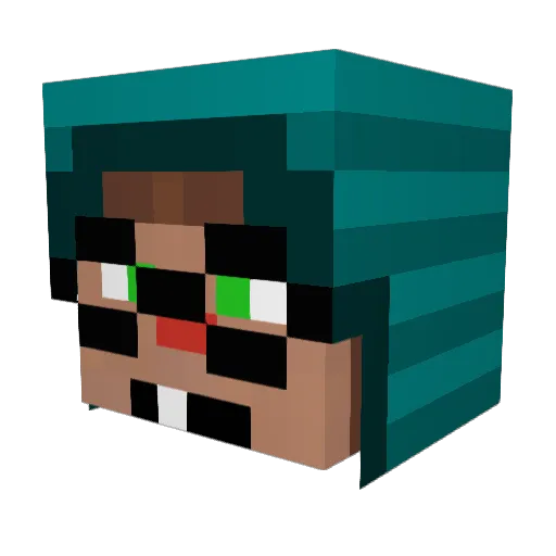 raugh21 Minecraft avatar head, 3D render