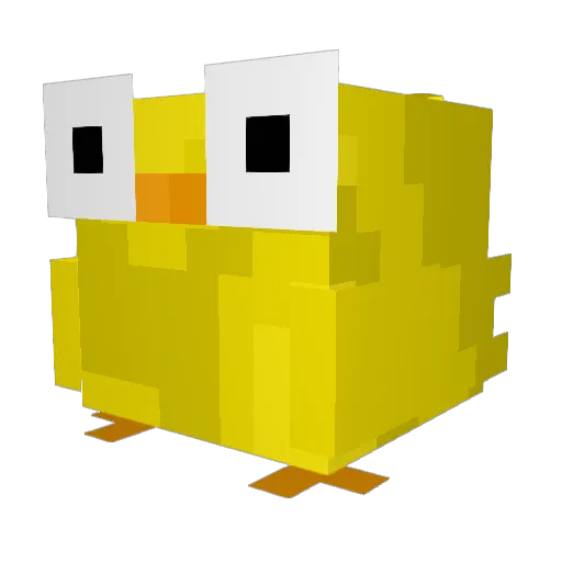rauiit Minecraft avatar head, 3D render
