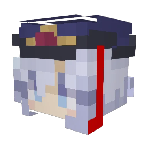 rauldefranja_ Minecraft avatar head, 3D render