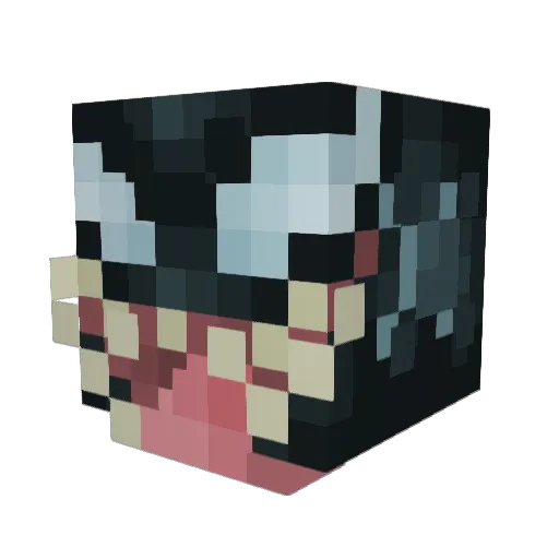 raulgrat Minecraft avatar head, 3D render