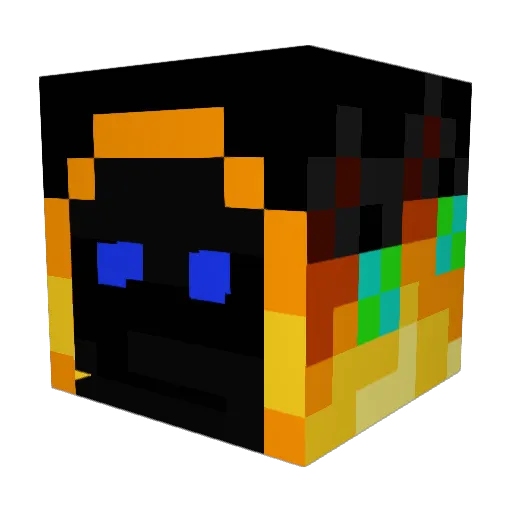 rauschman67 Minecraft avatar head, 3D render