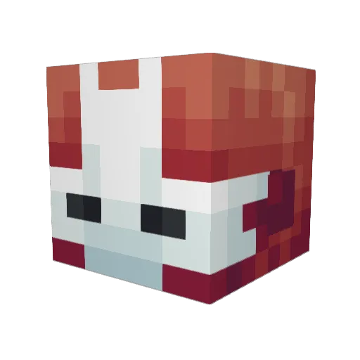 rave0726 Minecraft avatar head, 3D render