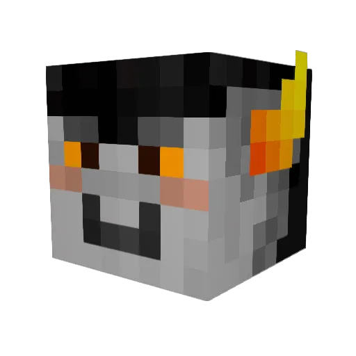 raven_chambers Minecraft avatar head, 3D render