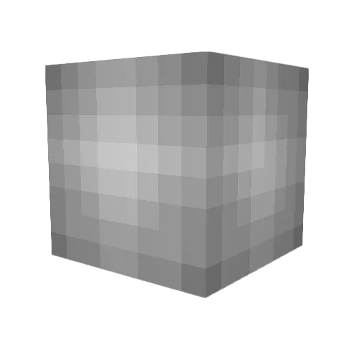 ravenlp Minecraft avatar head, 3D render