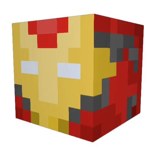 ravennwn Minecraft avatar head, 3D render