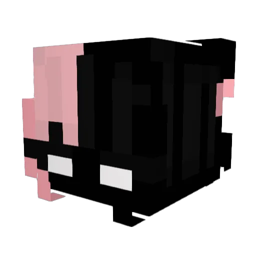ravenrose00 Minecraft avatar head, 3D render