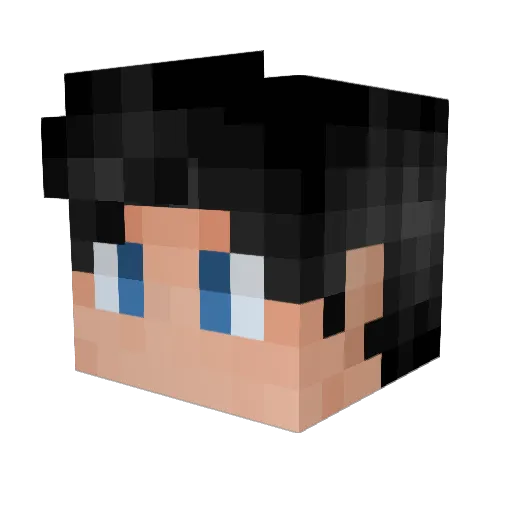 ravenscare76 Minecraft avatar head, 3D render
