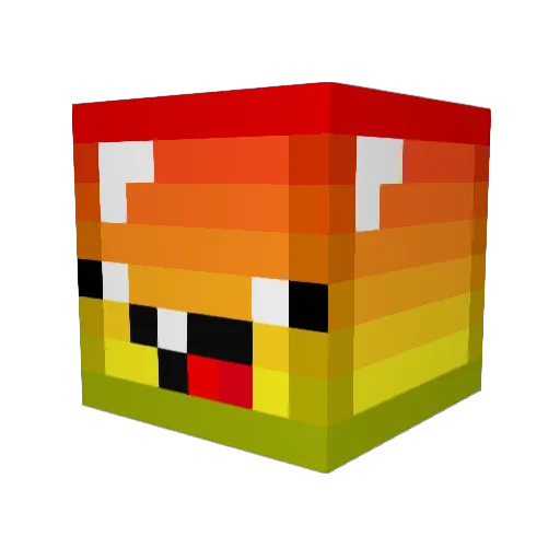 ravensdale Minecraft avatar head, 3D render