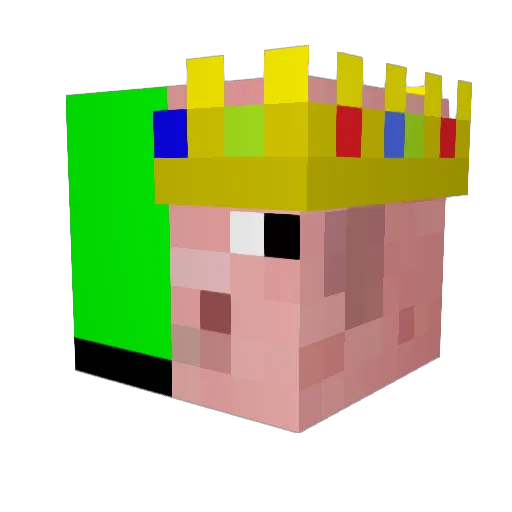 ravenswift23 Minecraft avatar head, 3D render