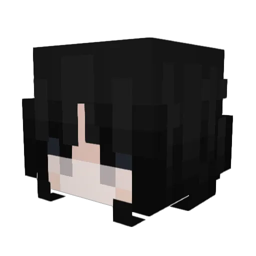 ravetildead Minecraft avatar head, 3D render