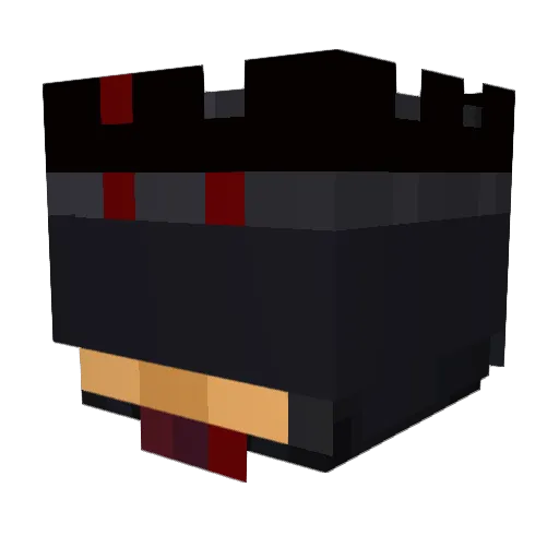 ravingdave_ Minecraft avatar head, 3D render