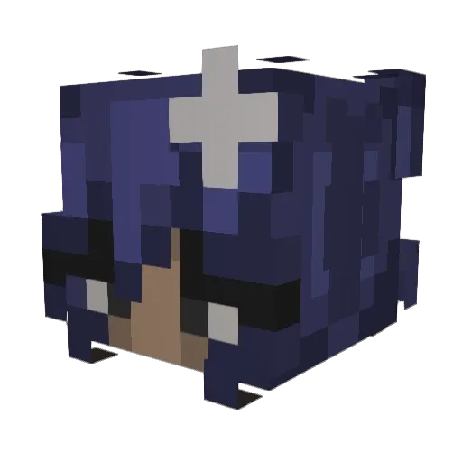 ravio1er Minecraft avatar head, 3D render