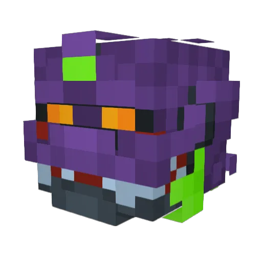 rawDawg22 Minecraft avatar head, 3D render