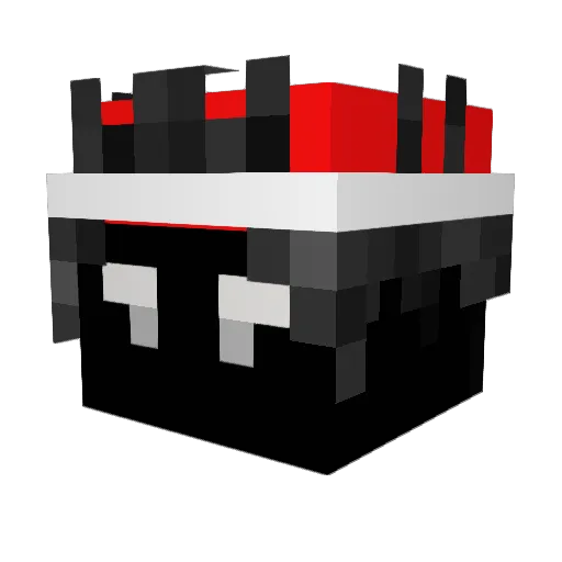 raw_skillz Minecraft avatar head, 3D render