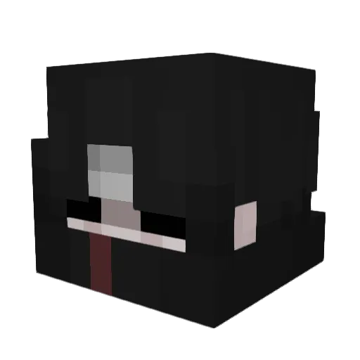 rawlljnr Minecraft avatar head, 3D render