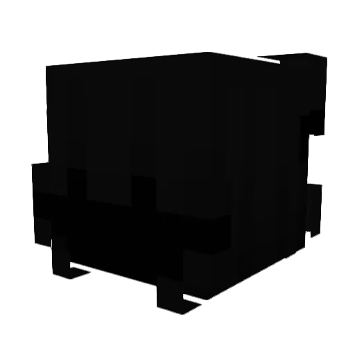 rawornah Minecraft avatar head, 3D render