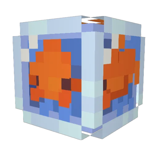 rawqn1 Minecraft avatar head, 3D render